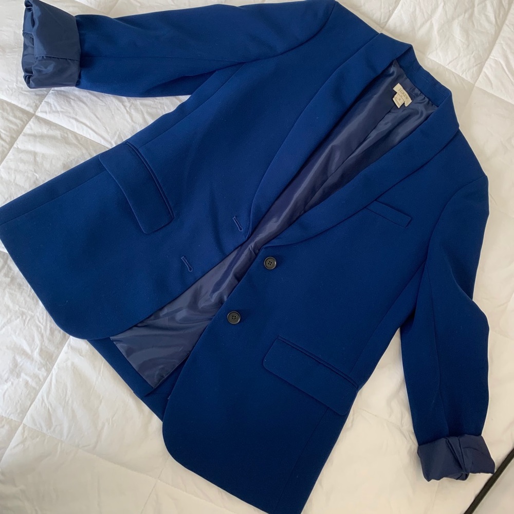 J. Crew Crepe Two Button Blazer